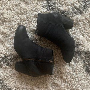 BP. 'Trolley' Bootie Black Leather